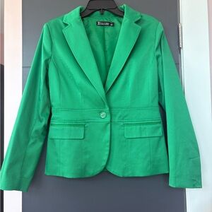 New York & Company Emerald Green Suit Jacket
